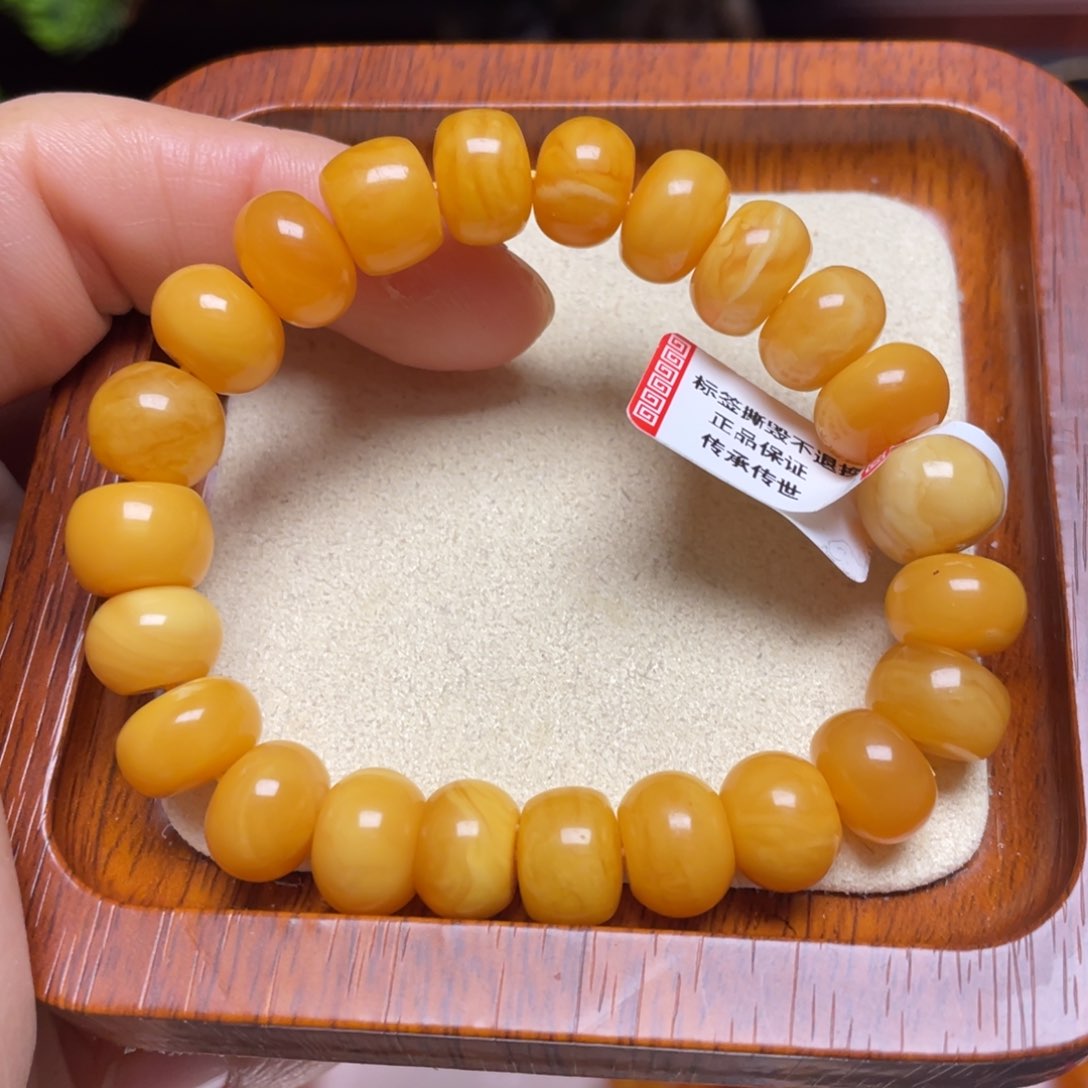 蜜蜡手链未镶嵌手串