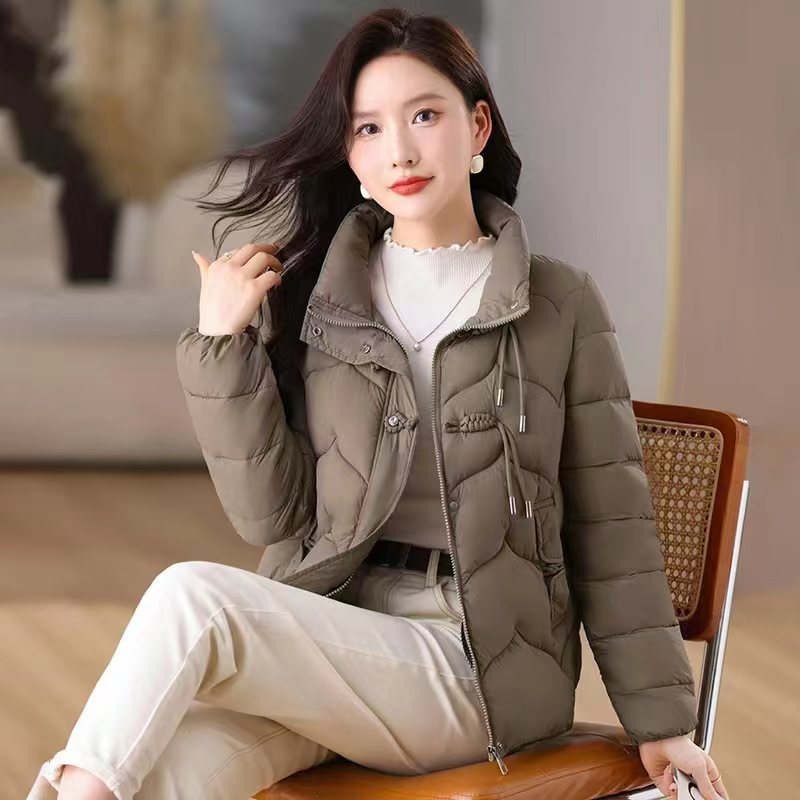 2025新款棉衣女秋冬时尚保暖立领棉服时尚洋气小个子短款韩版外套
