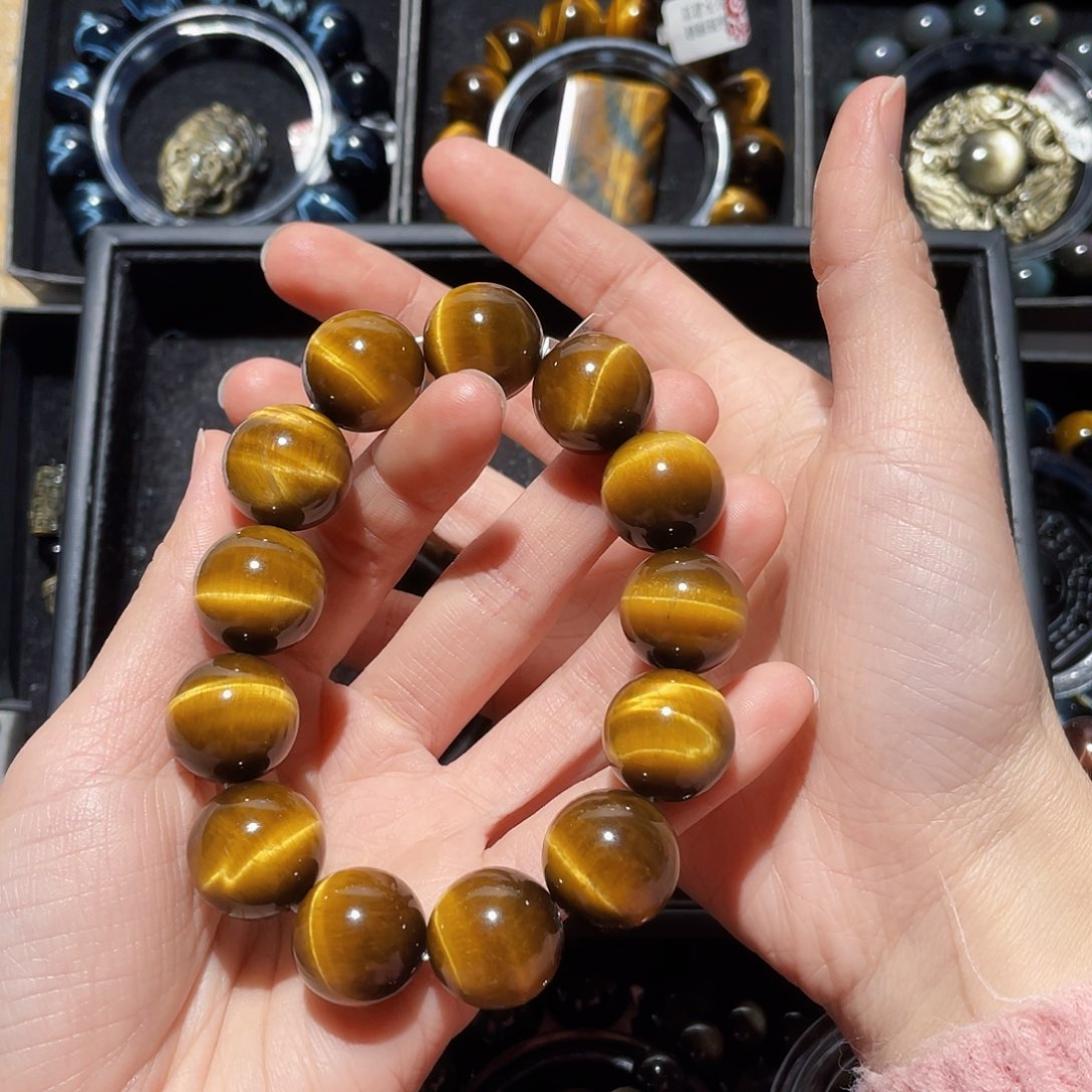 木变石（虎睛石）手链未镶嵌飞*