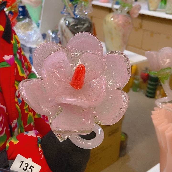 无铅玻璃琉璃花高45口9