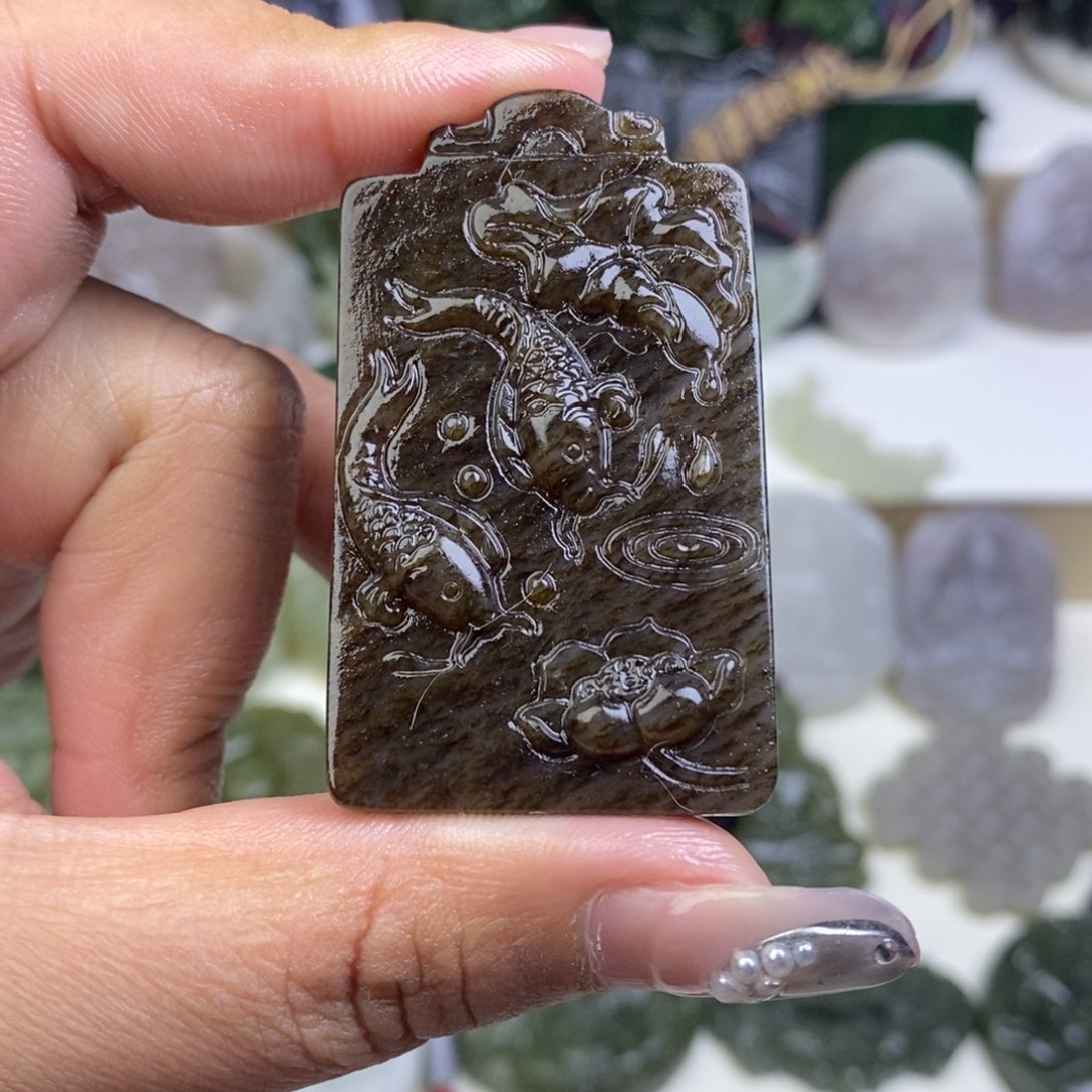 和田玉吊坠未镶嵌