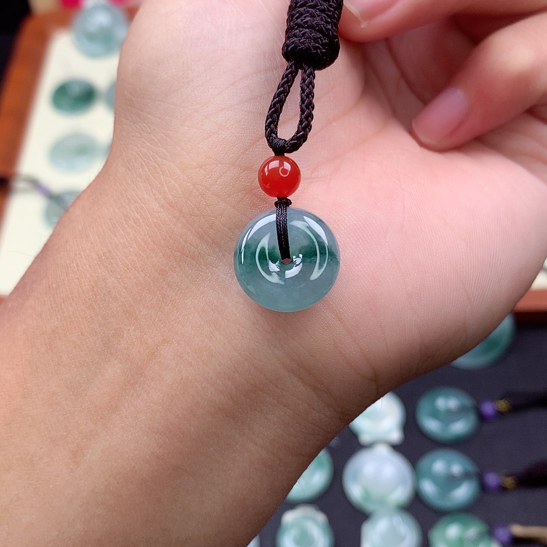 颈饰未镶嵌翡翠2 尺寸15-5.7