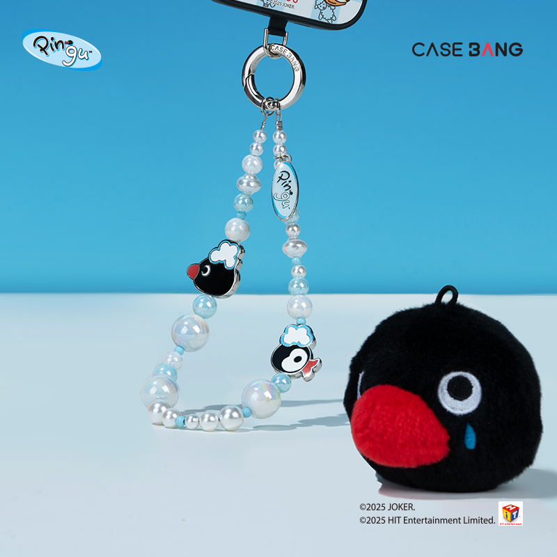 CASEBANG Pingu联名去哪鹅系列手机短款挂链创意便携腕链卡通个性