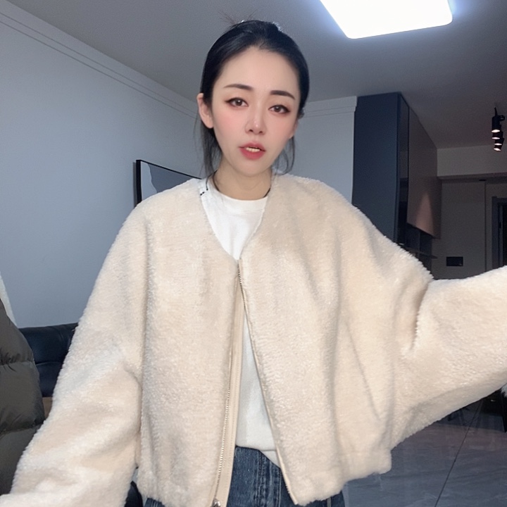 绵羊皮米粒卷皮毛一体M125斤左右