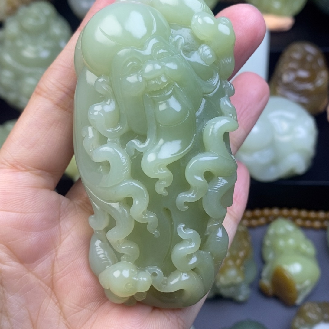 和田玉把件未镶嵌