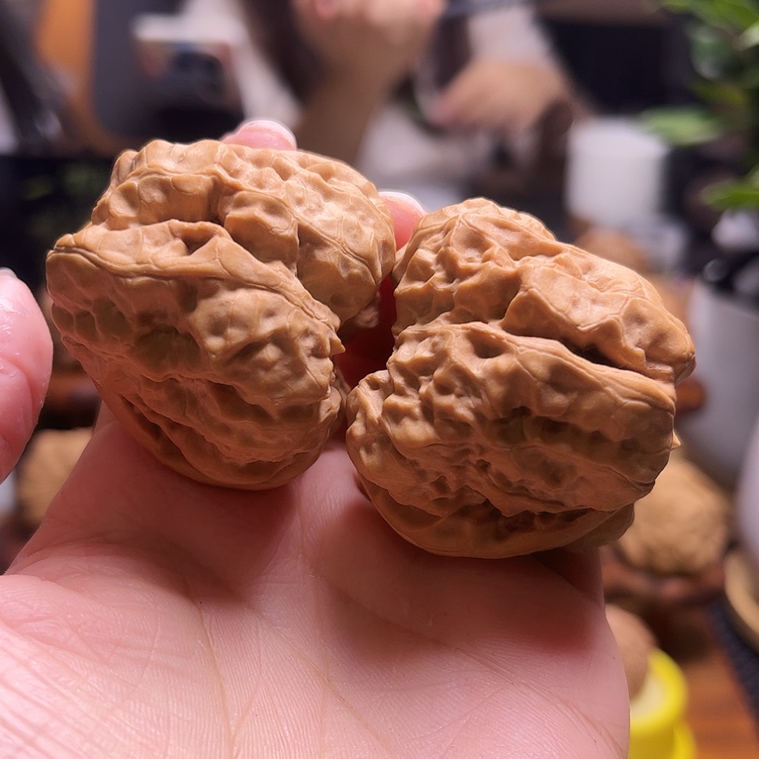 颓***废把件文玩核桃43+白茬蛤蟆14