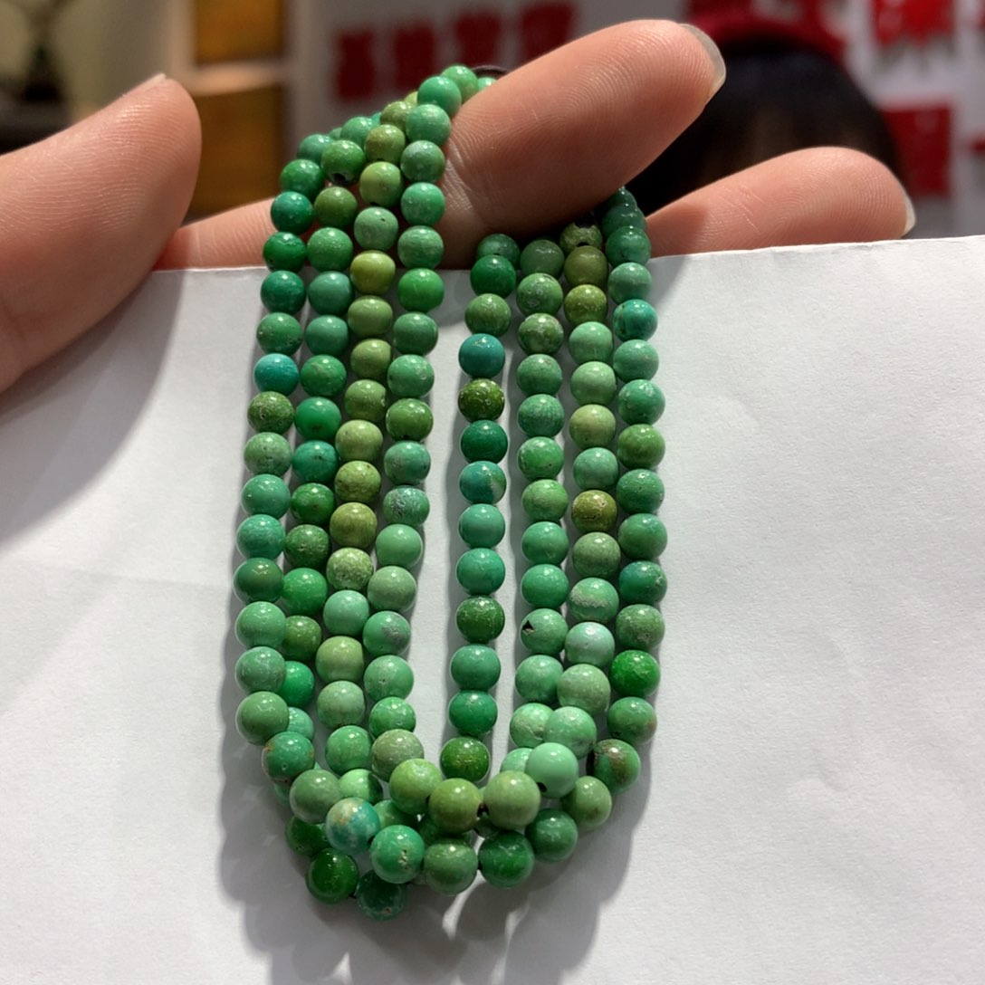 绿松石长链未镶嵌
