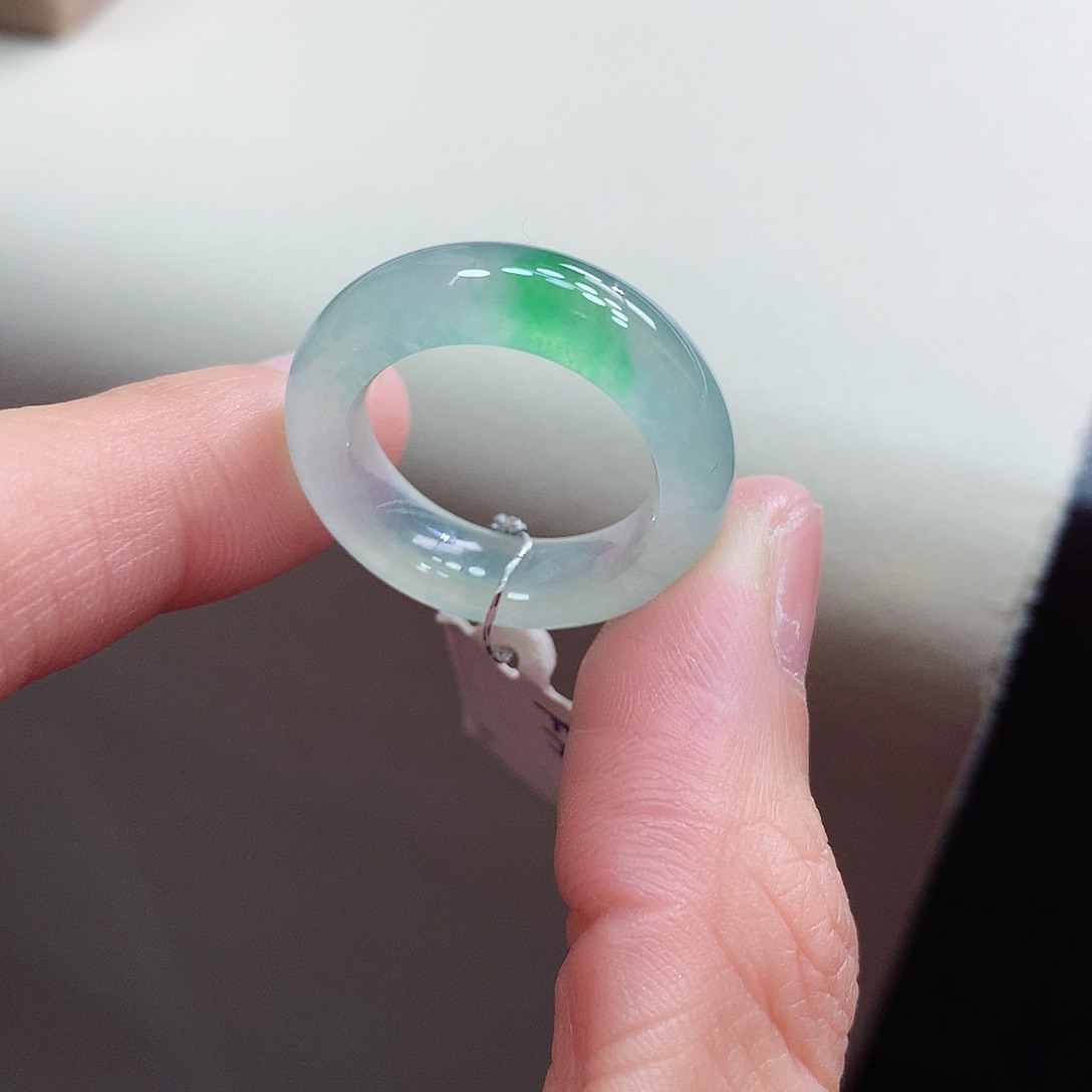 未镶嵌戒指翡翠13-14号