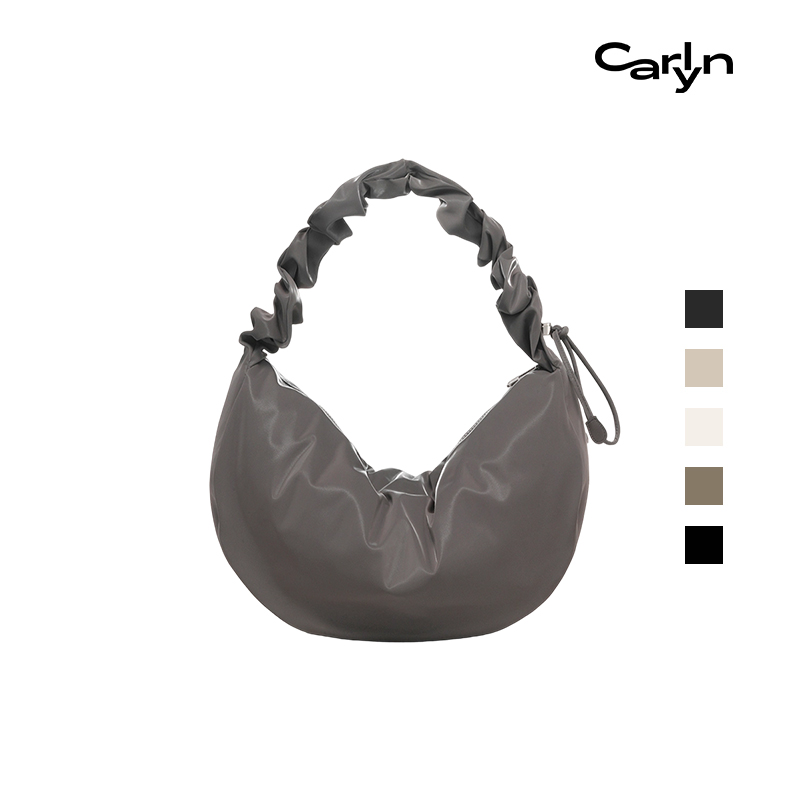 Carlyn BABE M中号韩国可调节肩带马鞍饺子包单肩斜挎