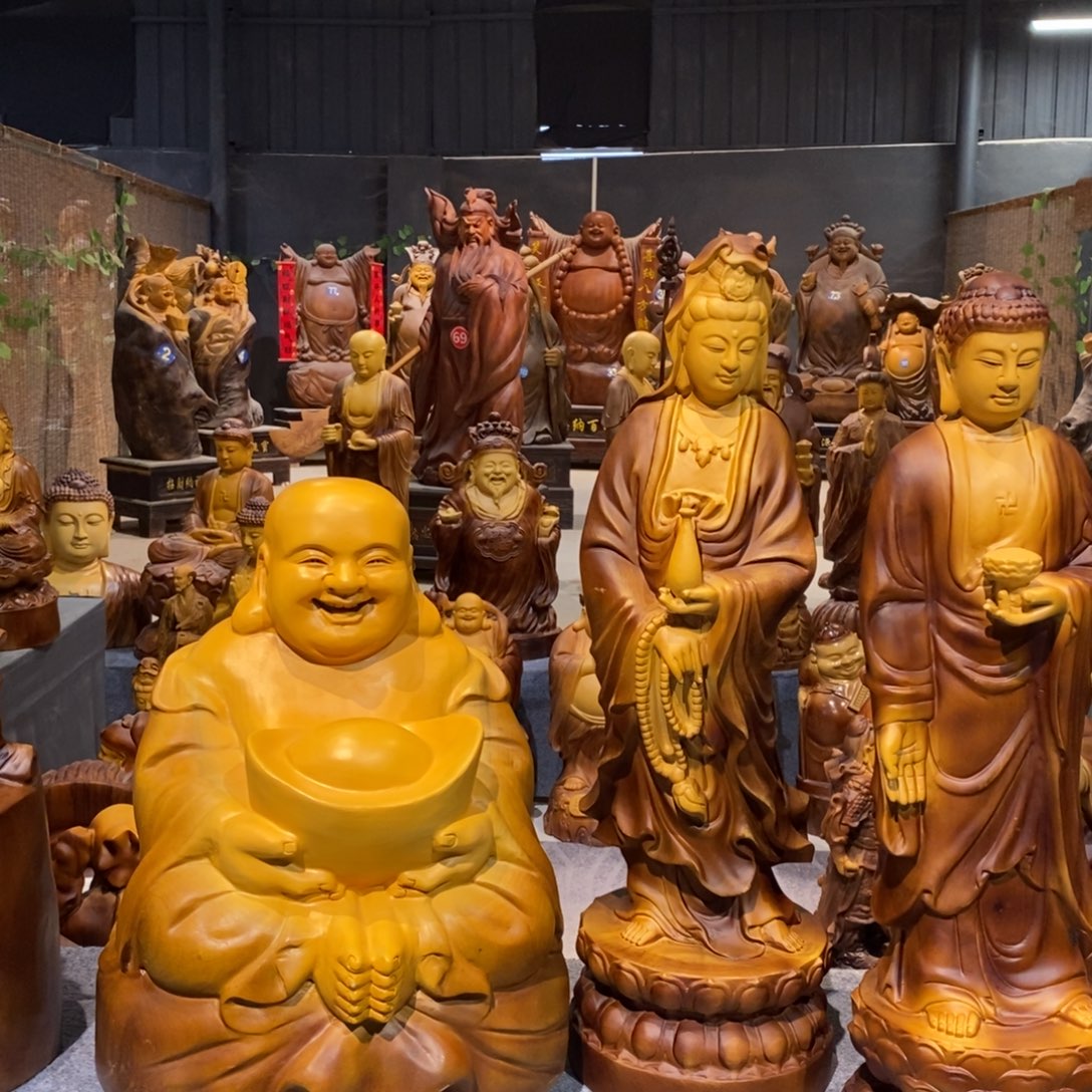 小***子香樟木42高弥勒佛