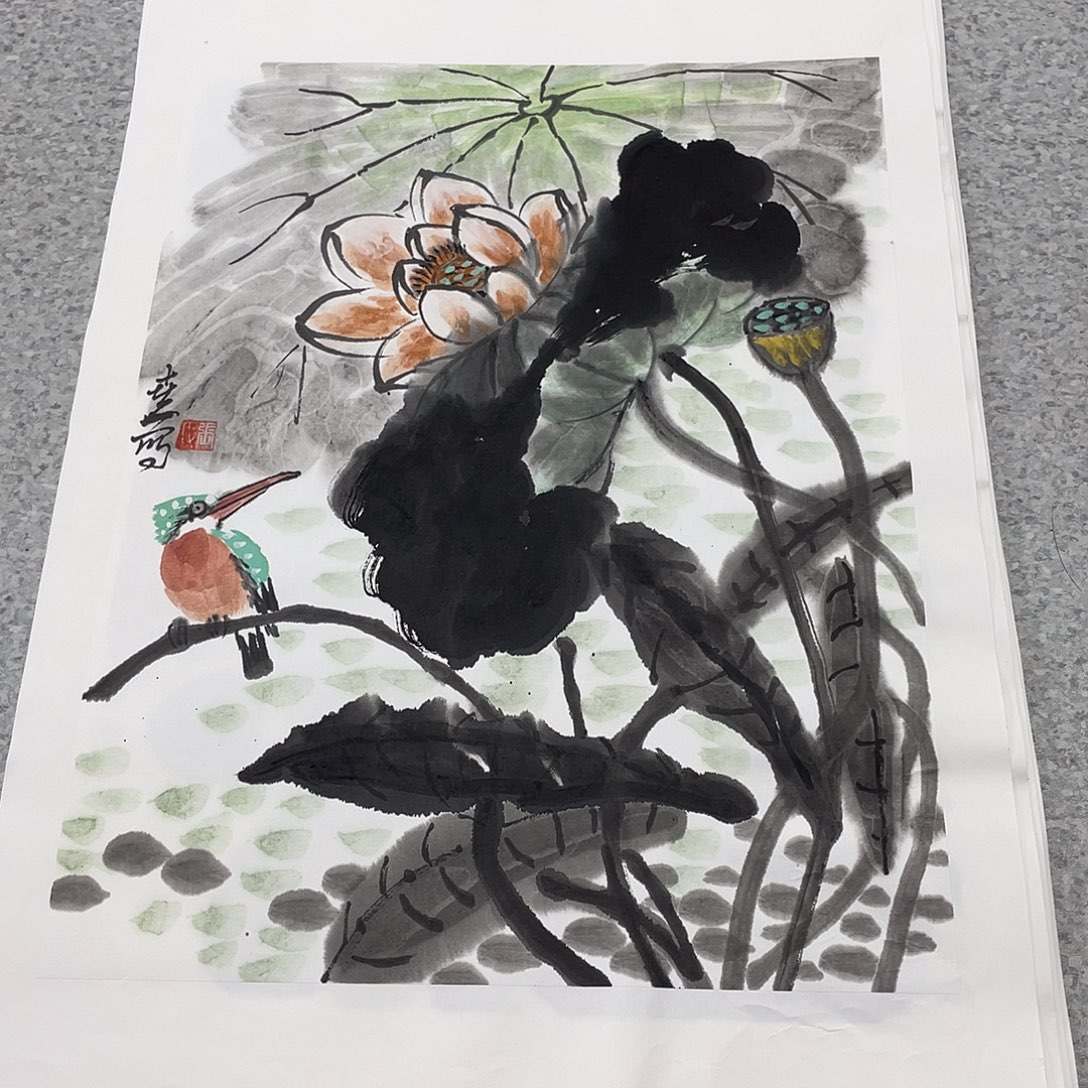 国画1.4平尺国画作品