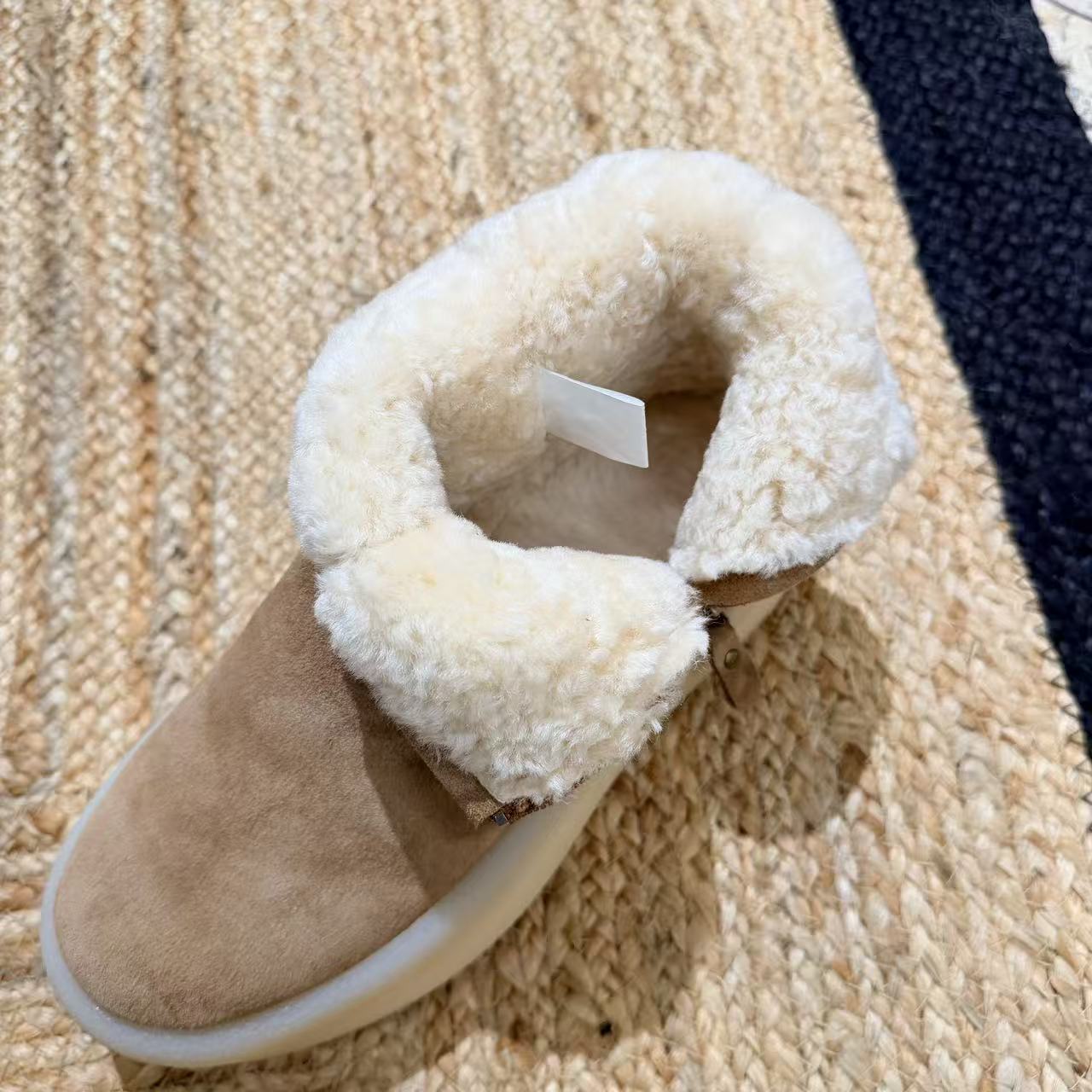 【Winnie】时尚厚底休闲加绒雪地靴保暖 