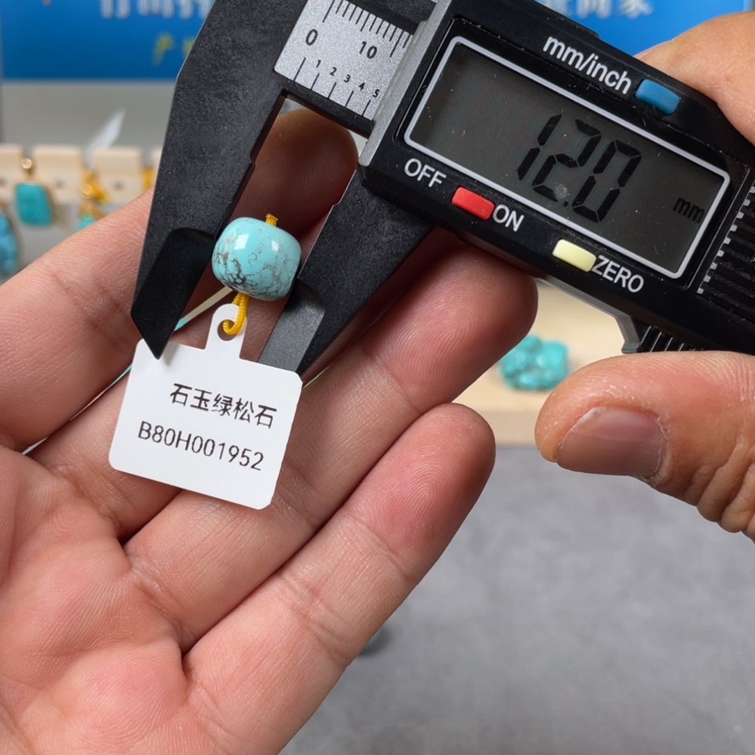 绿松石未镶嵌颈饰