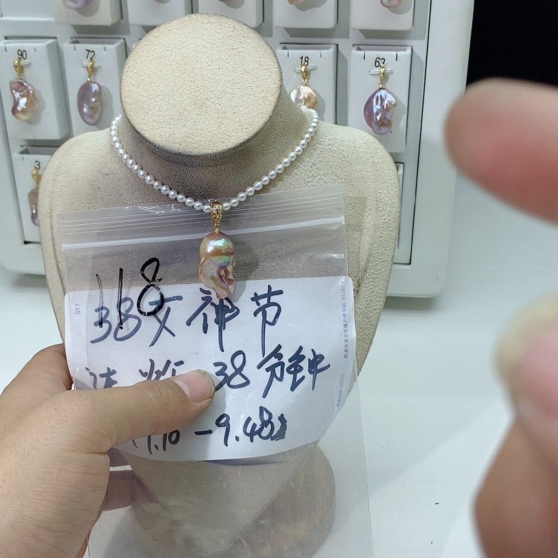淡水珍珠颈饰合金