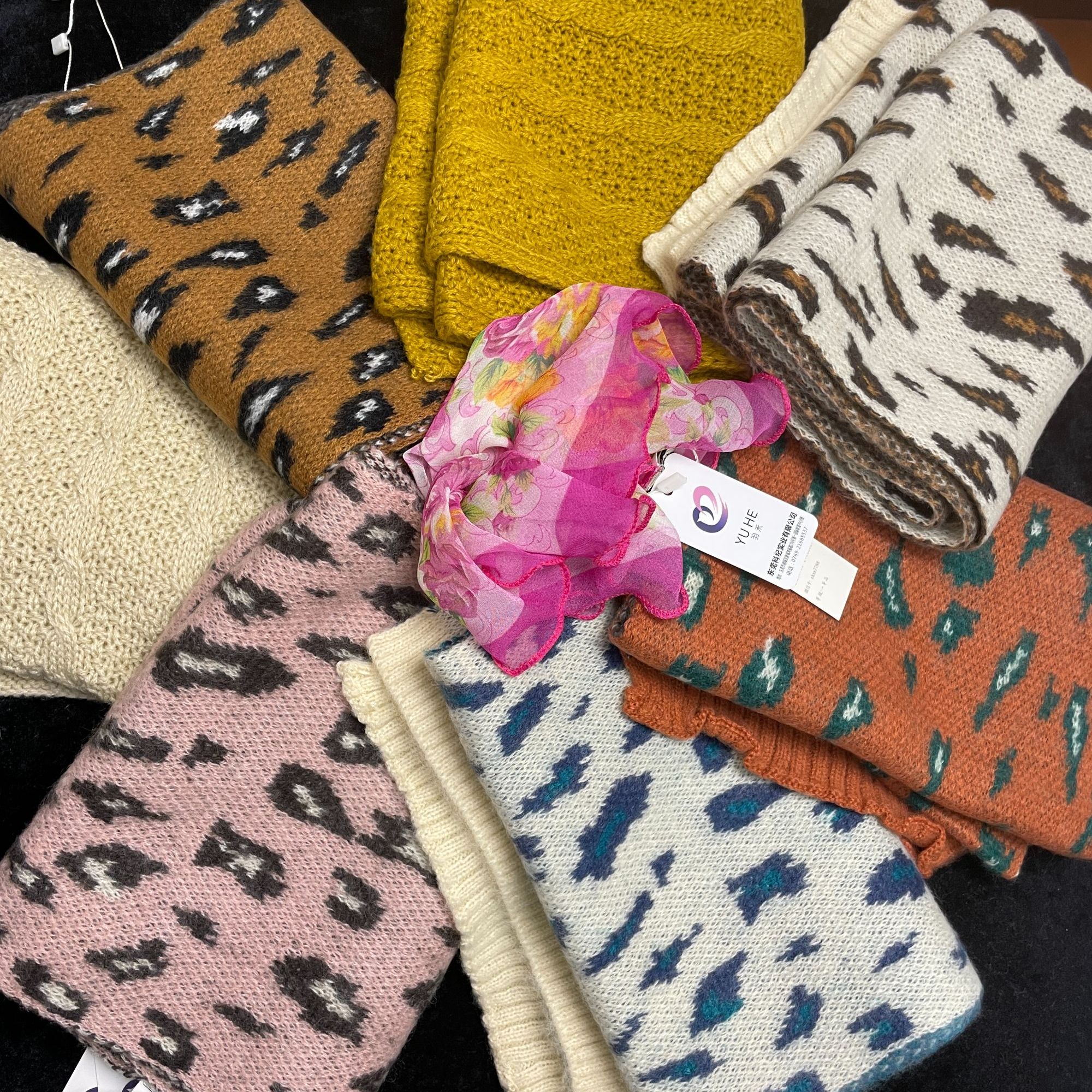 专柜撤柜清仓女冬季加厚加长围巾披肩羊毛围巾百搭时尚优雅保暖