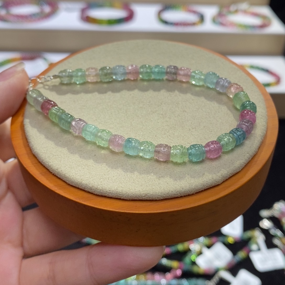 【闪购商品】碧玺手串未镶嵌两天看货期