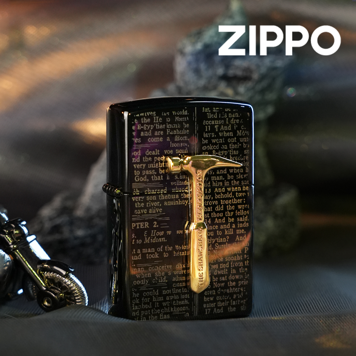 ZIPPO之宝官方正品肖申克的救赎打火机防风小众送礼高级七夕送礼