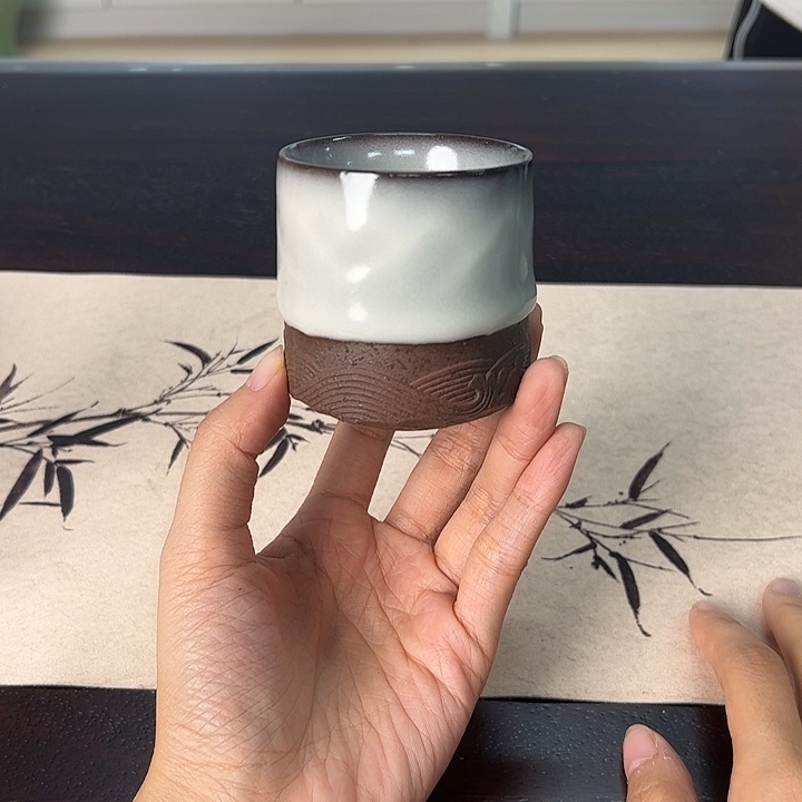 龙泉云间青瓷小米茶器