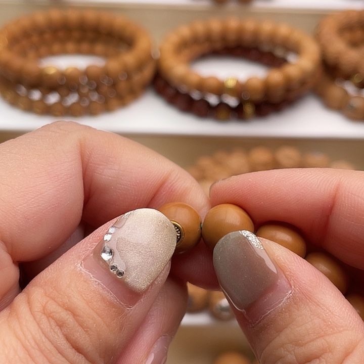 手串猴头核桃体验款单标小光珠