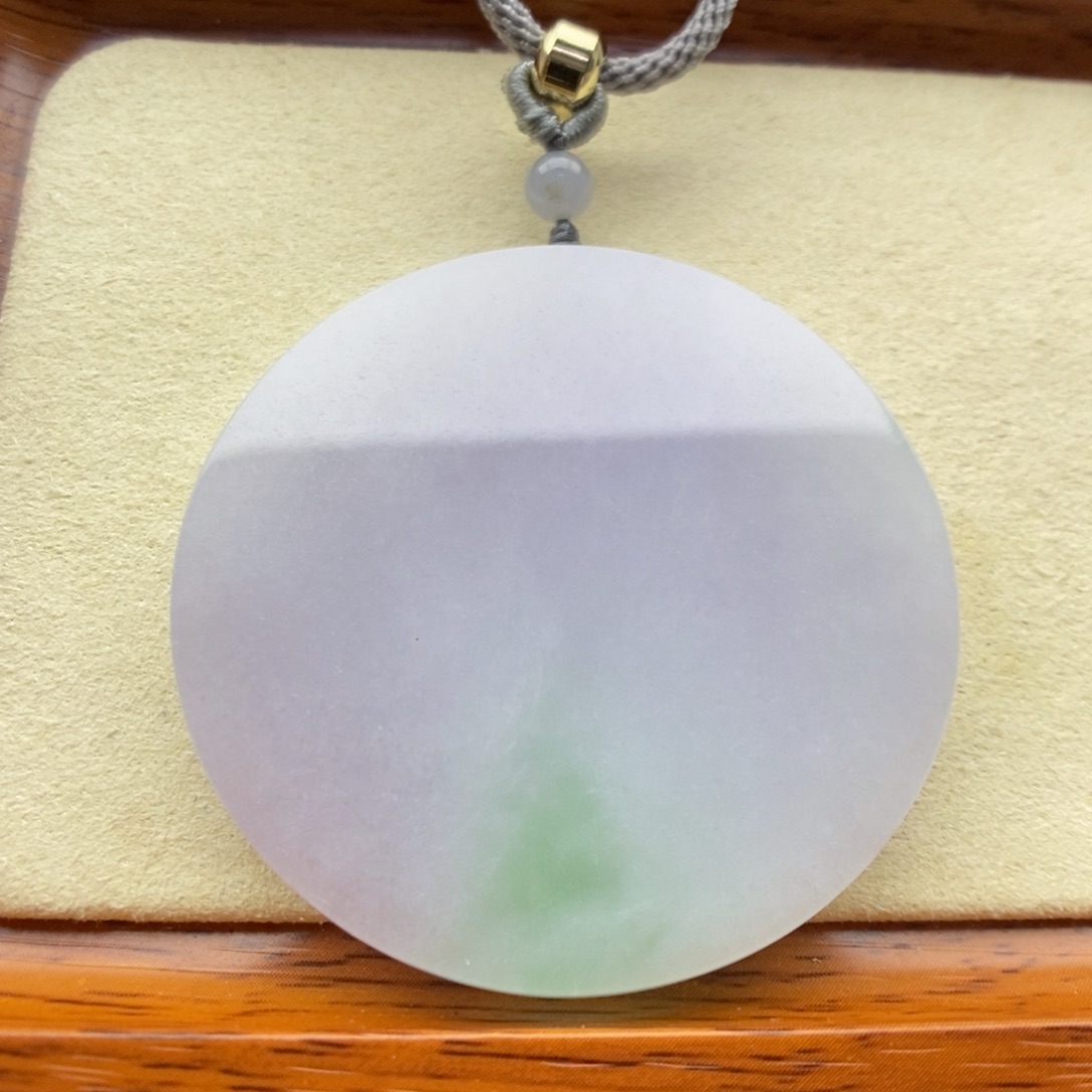 翡翠未镶嵌颈饰吊坠1