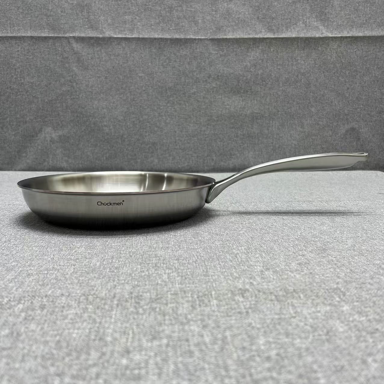 5-040 Chockmen单柄夹铜煎锅 26*5cm 整锅重约1.41kg