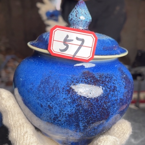 牛家钧窑牛自恒老师钧瓷瓶