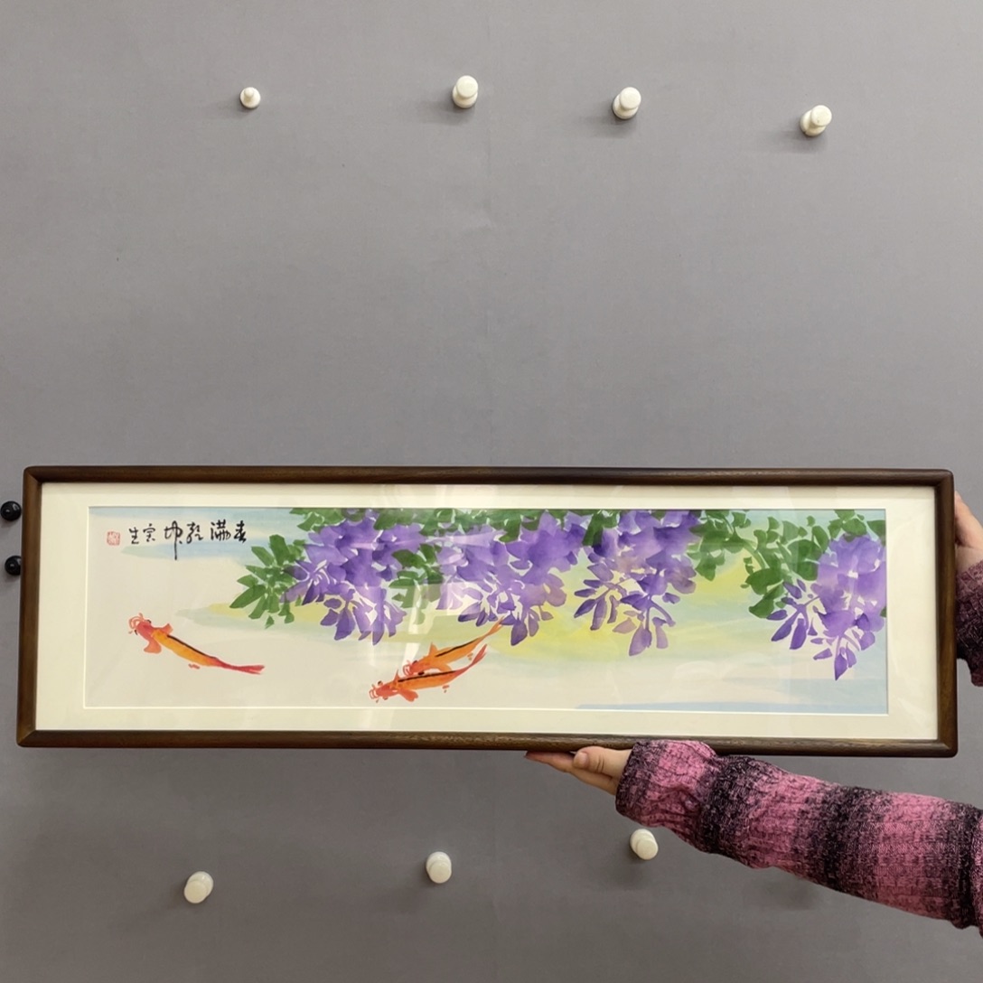 国画艺术家真人手绘