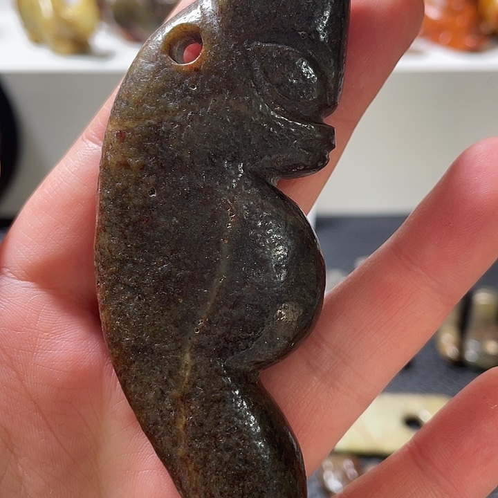 岫岩河磨玉（透闪石质玉）未镶嵌挂件