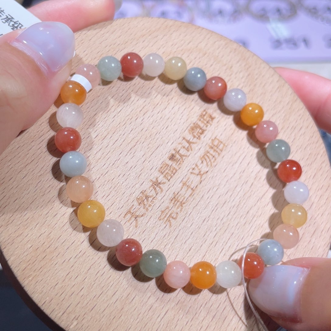 水晶手链未镶嵌248 号多样性发一 D 6mm+