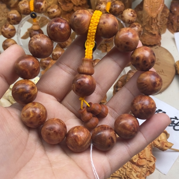 柏木崖柏瘤疤手串30