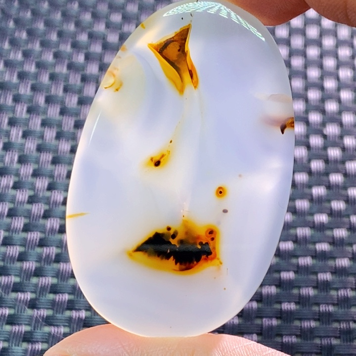 玛瑙/玉髓颈饰未镶嵌大*