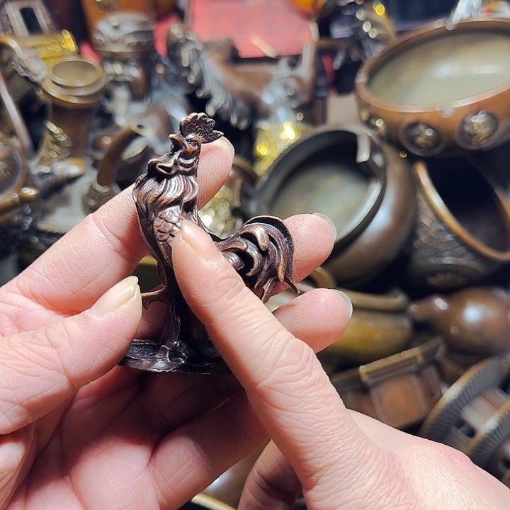 铜器摆件收收藏藏