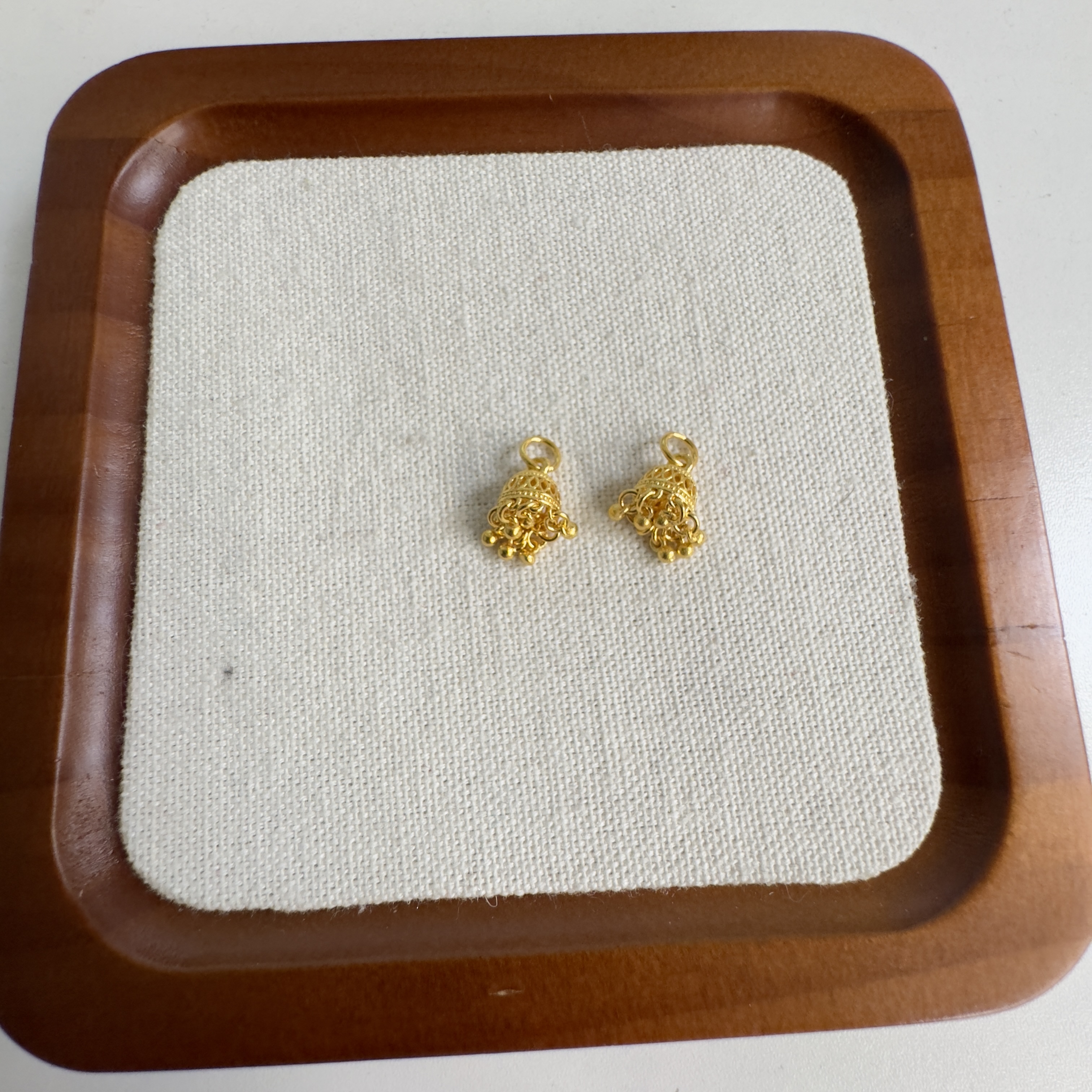 足金999 古法工艺流苏铃铛