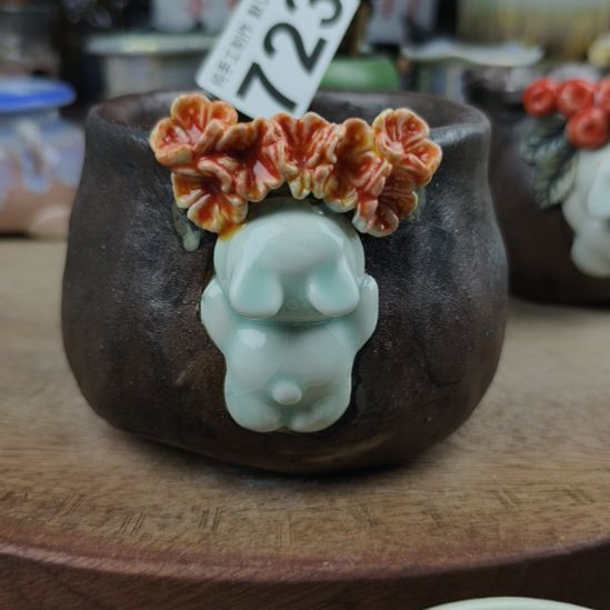 *****景德镇手工高温陶瓷：内口8高8