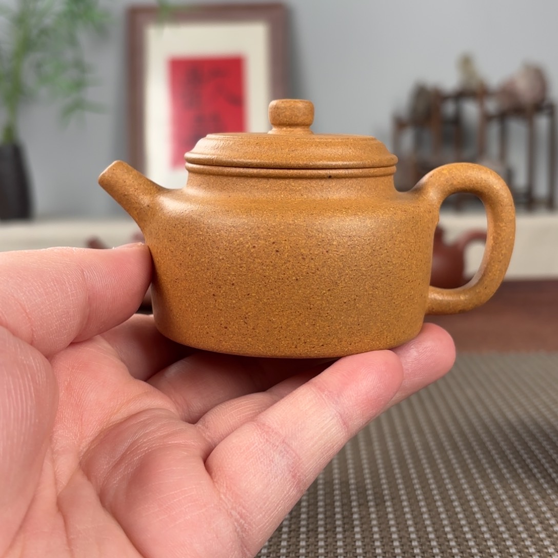 紫砂茶壶黄龙山原矿紫砂壶140