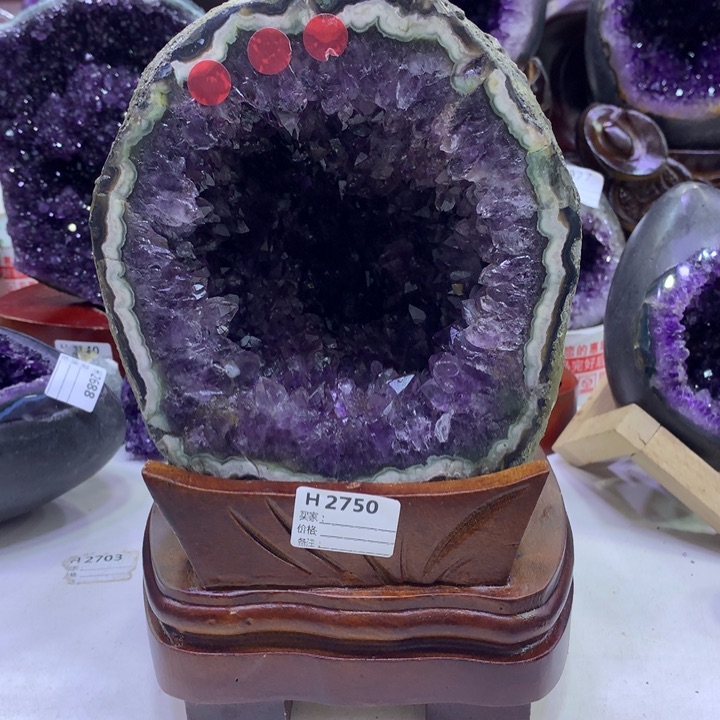 水晶紫水晶未镶嵌叫*姐2750