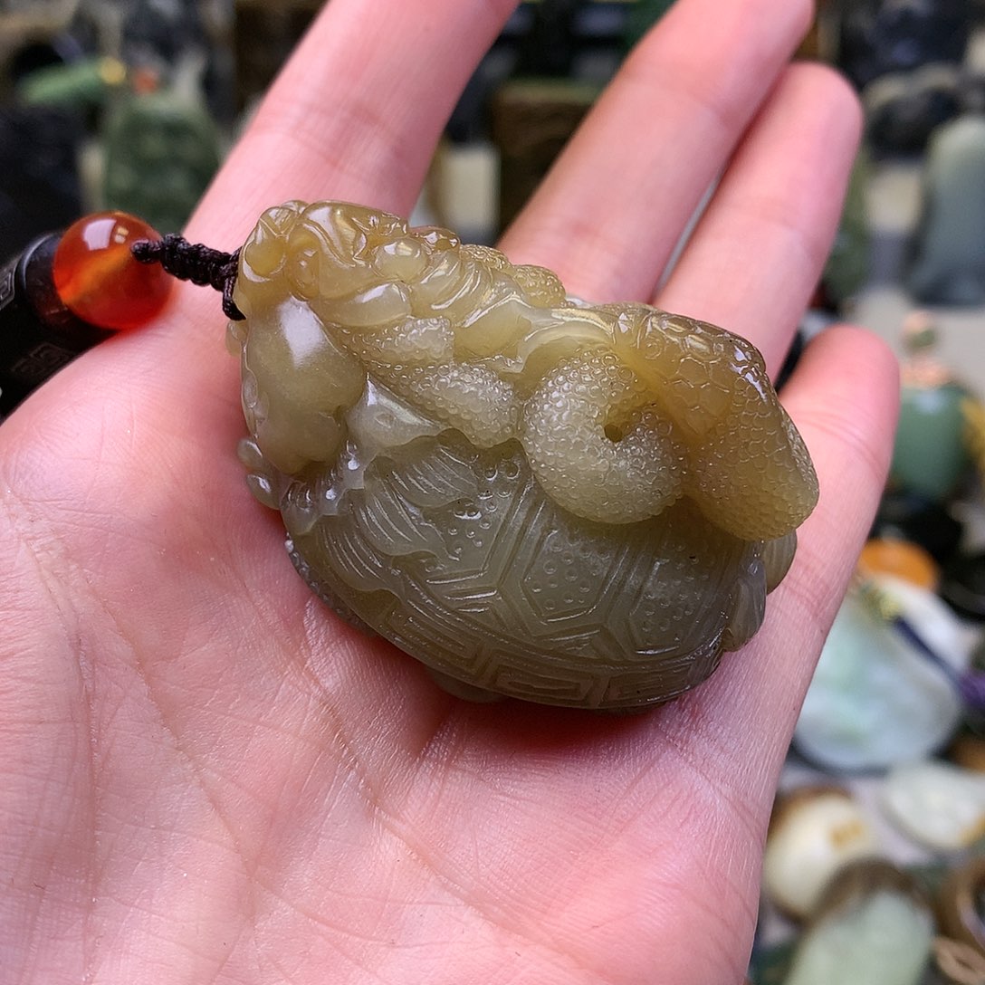 和田玉把件未镶嵌