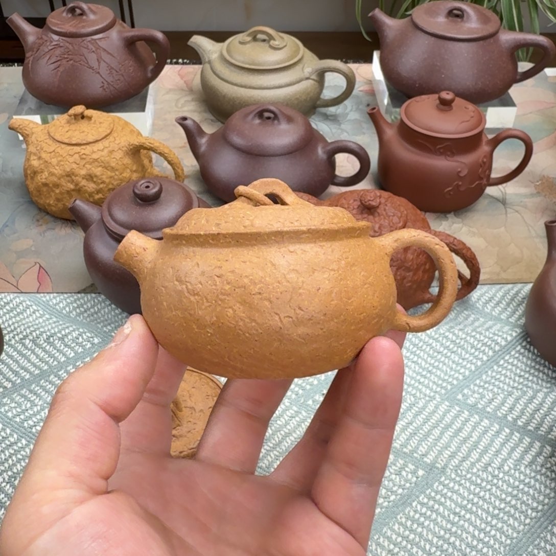 L***n茶壶紫砂小丑橘 黄段 105cc