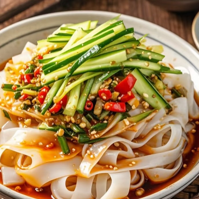 凉皮 1 份(吃辣请备注)