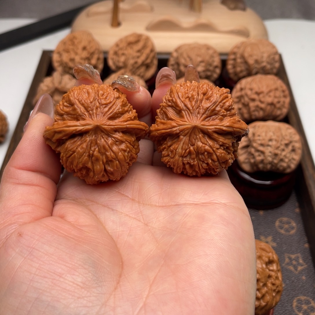 桃核把件137全品精配38