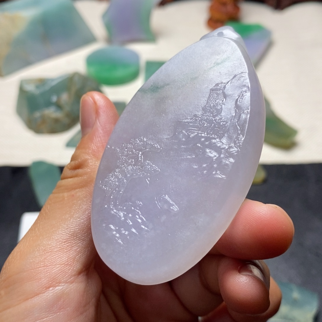 定制翡翠未镶嵌天然缅甸翡翠A货