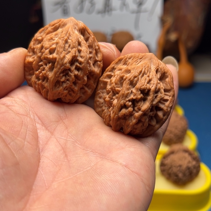 文玩核桃吊坠麦虎全品无修41尺