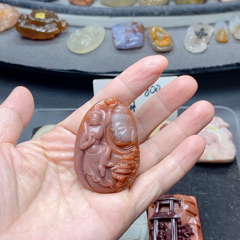 【闪购商品】定制石英质玉吊坠未镶嵌