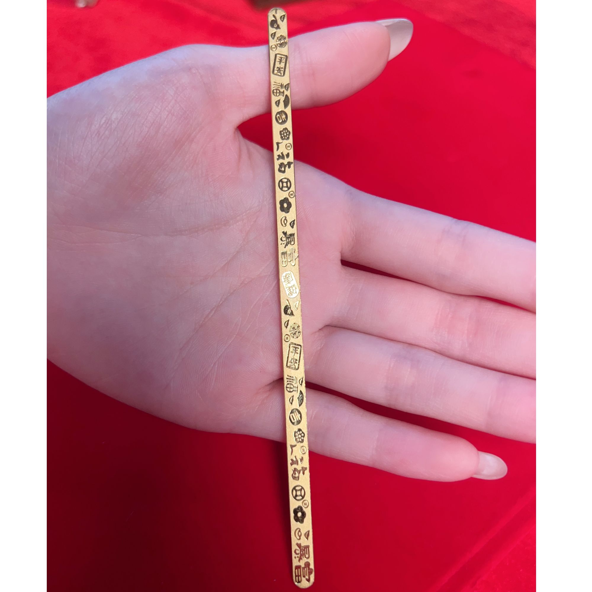 玖鼎金20g吉言书签金条 足金9999    