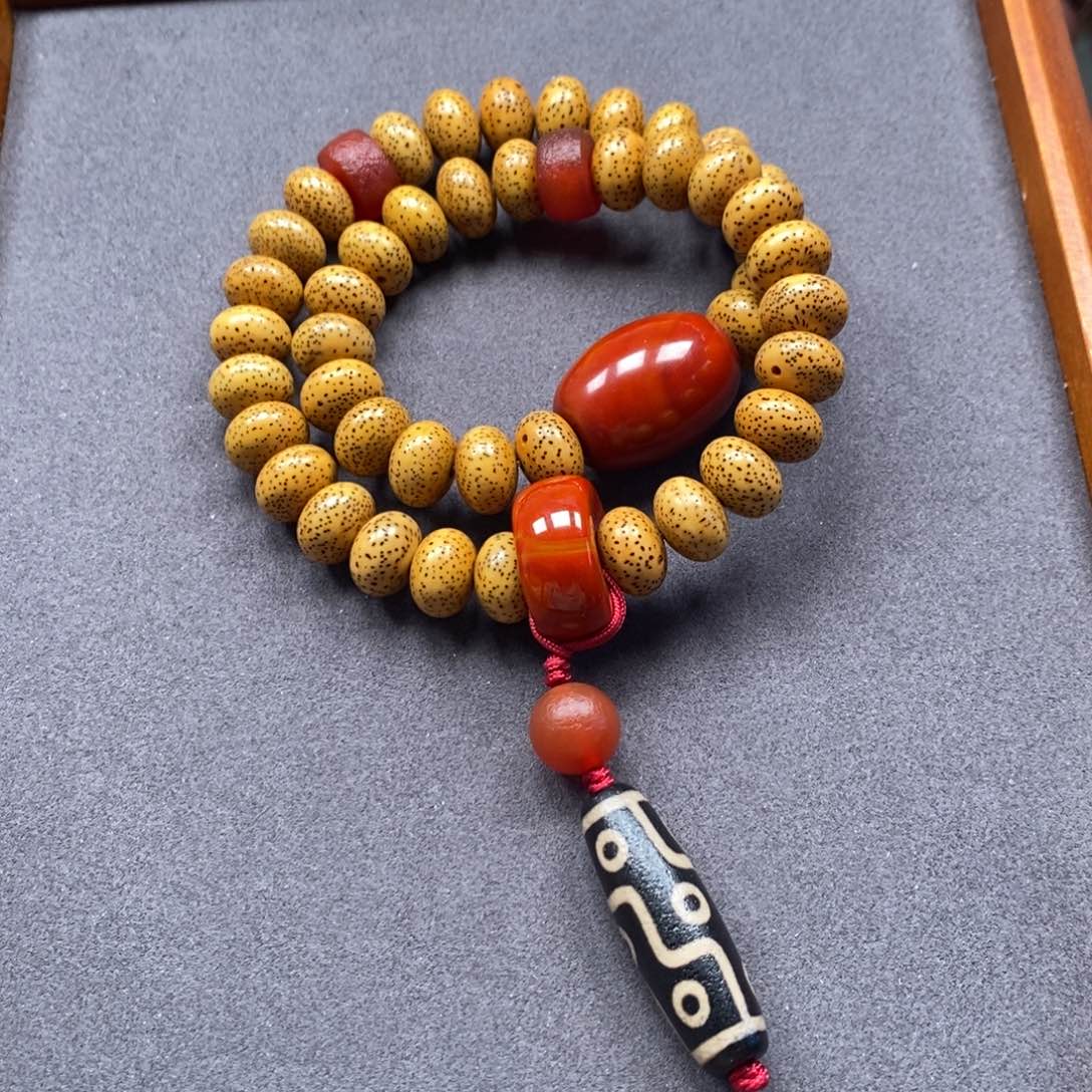 菩提把件未镶嵌星月