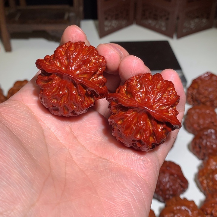 文玩核桃把件金*苹果13