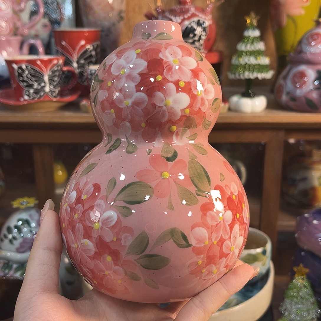 陶泥景德镇手工手绘高温釉下彩