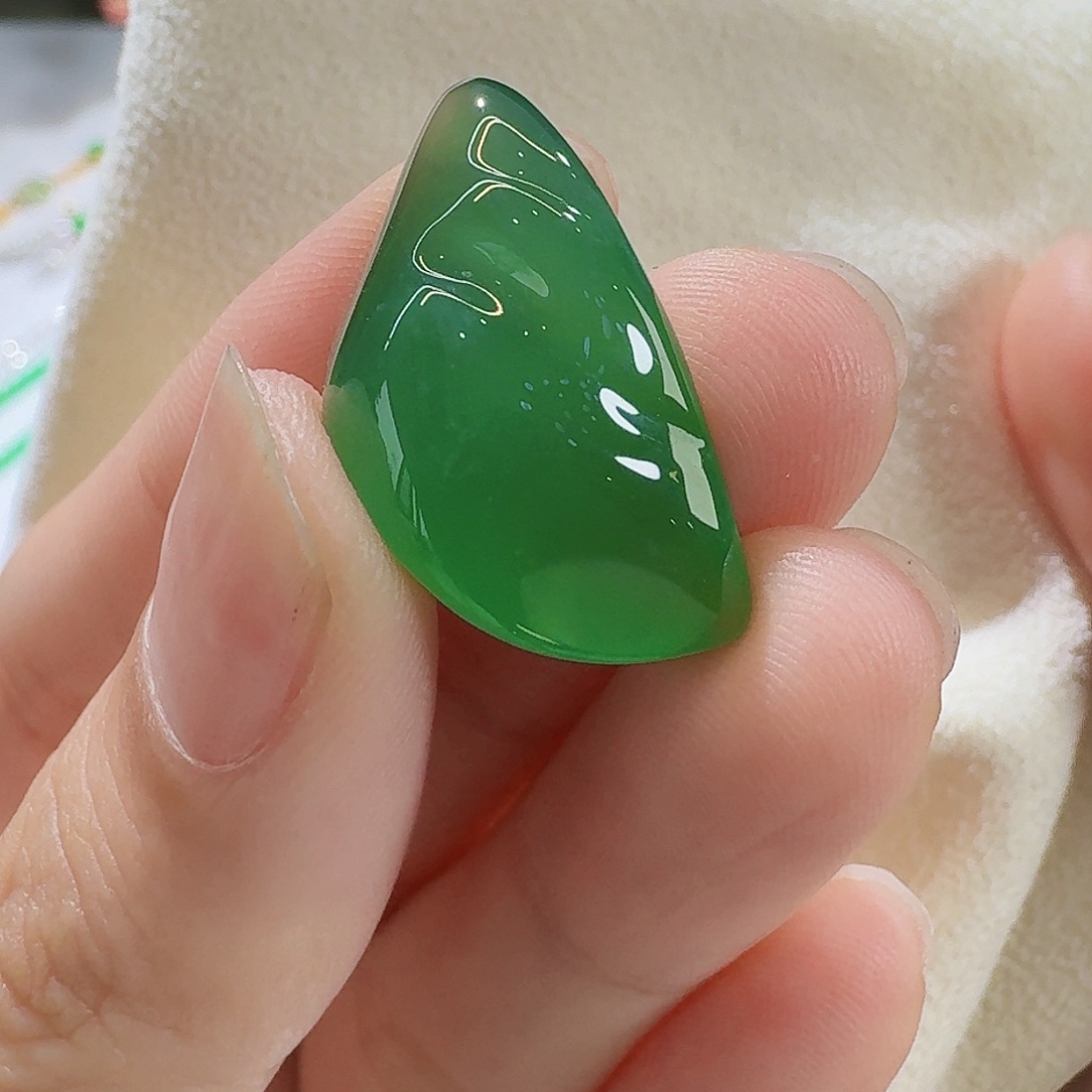 翡翠颈饰未镶嵌@****随形