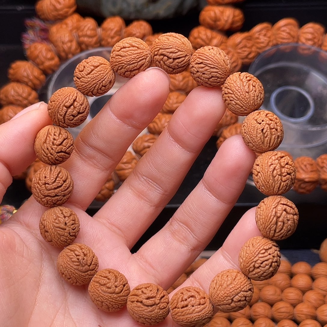 桃核手串绣球手串1.3