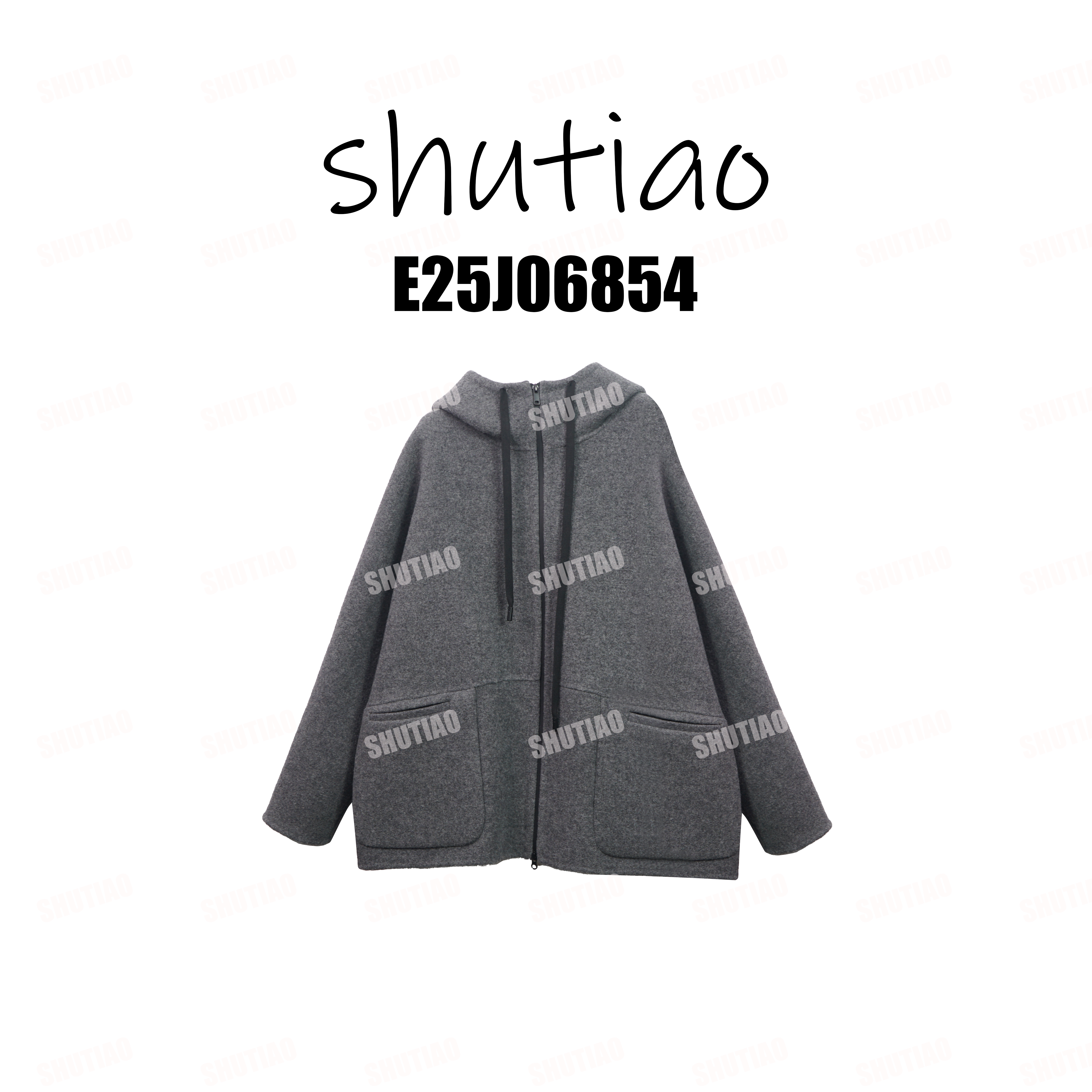 【SHUTIAO】2025冬季：新款小众设计款卫衣E25J06854